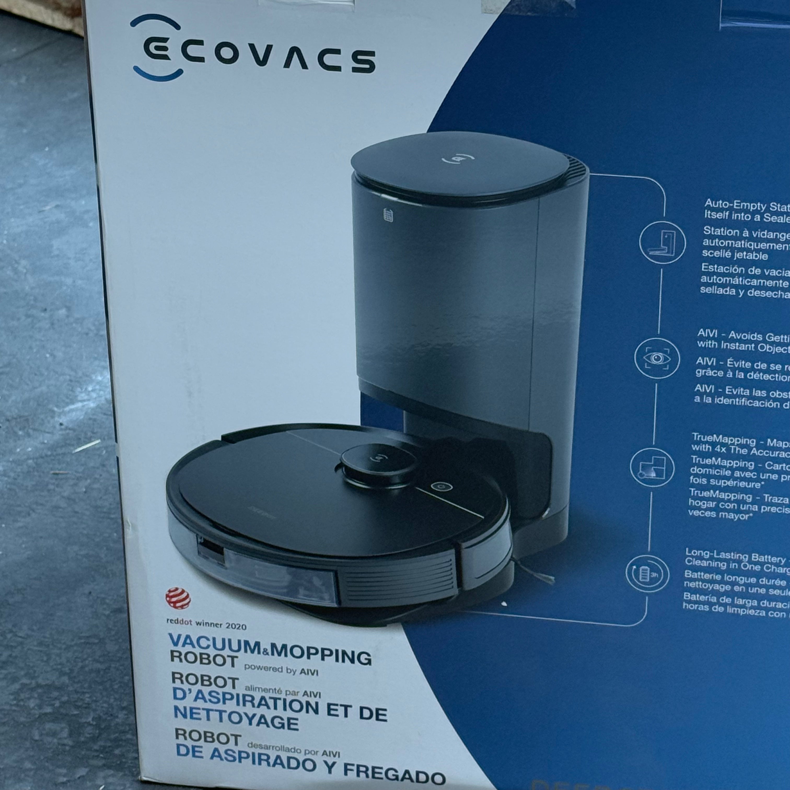 ECOVACS T8 VAC AIVI + MOP (Used) ECOVACS T8 VAC AIVI + MOP (Used)